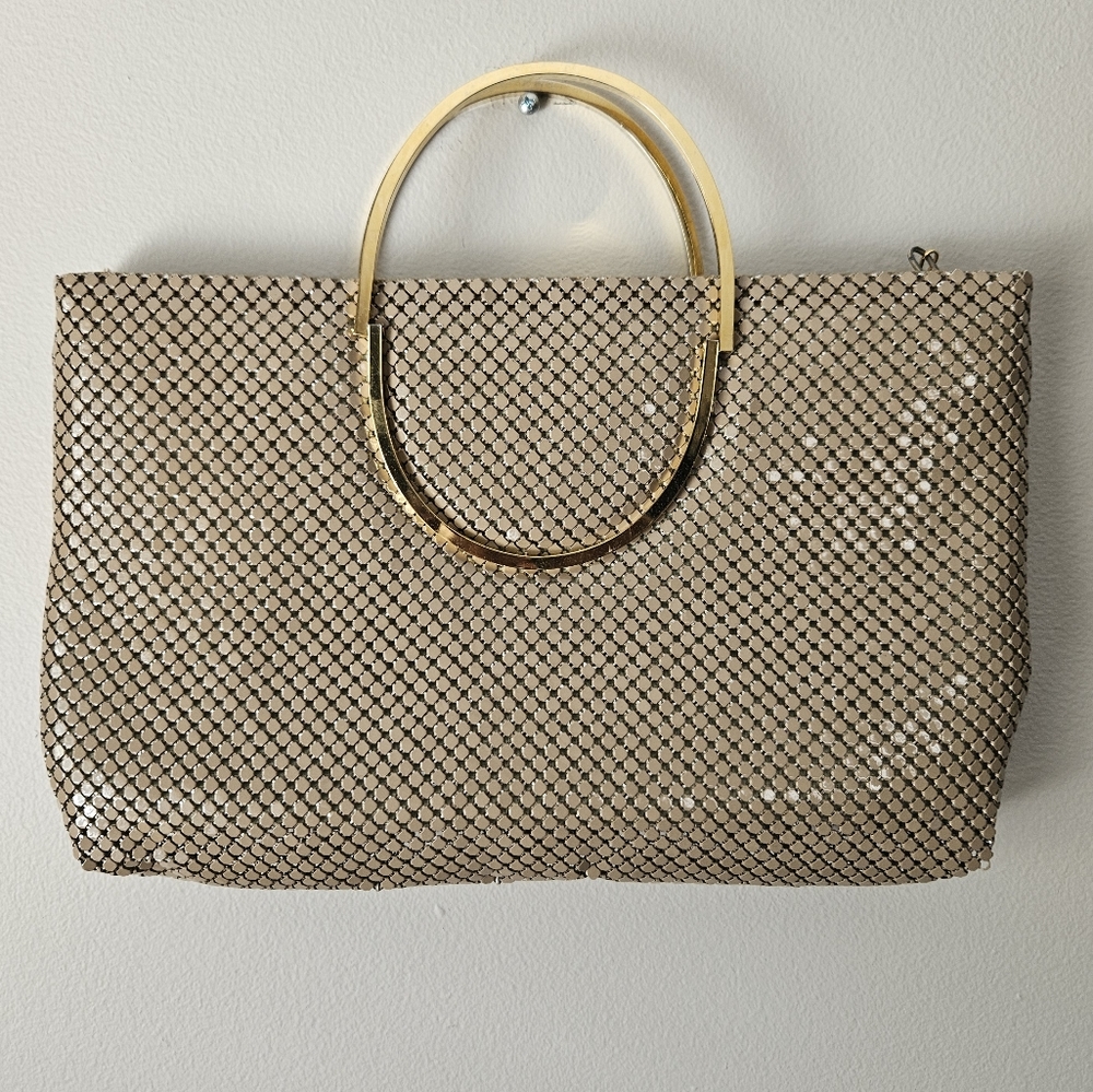 Vintage metal mesh purse